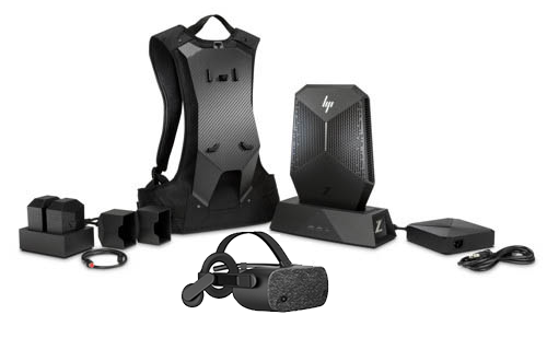 HP Z VR Backpack with optinal HP Windows Mixed Reality Solution 